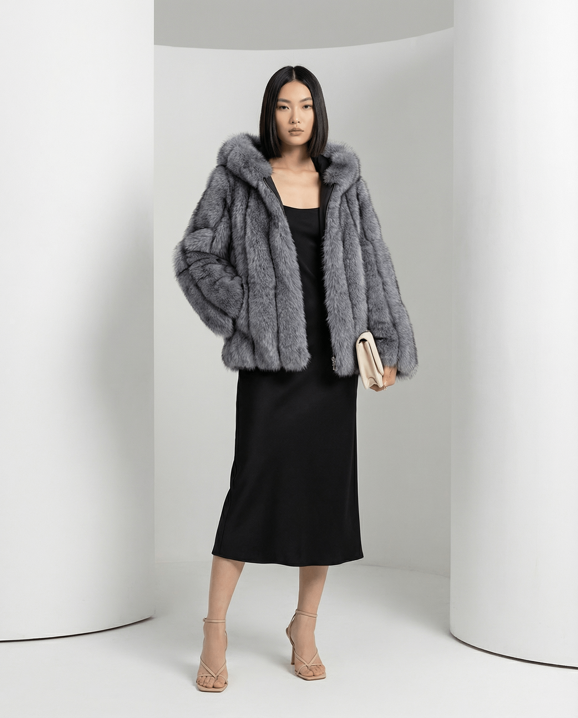 Luna Shag Faux-Fur Jacket