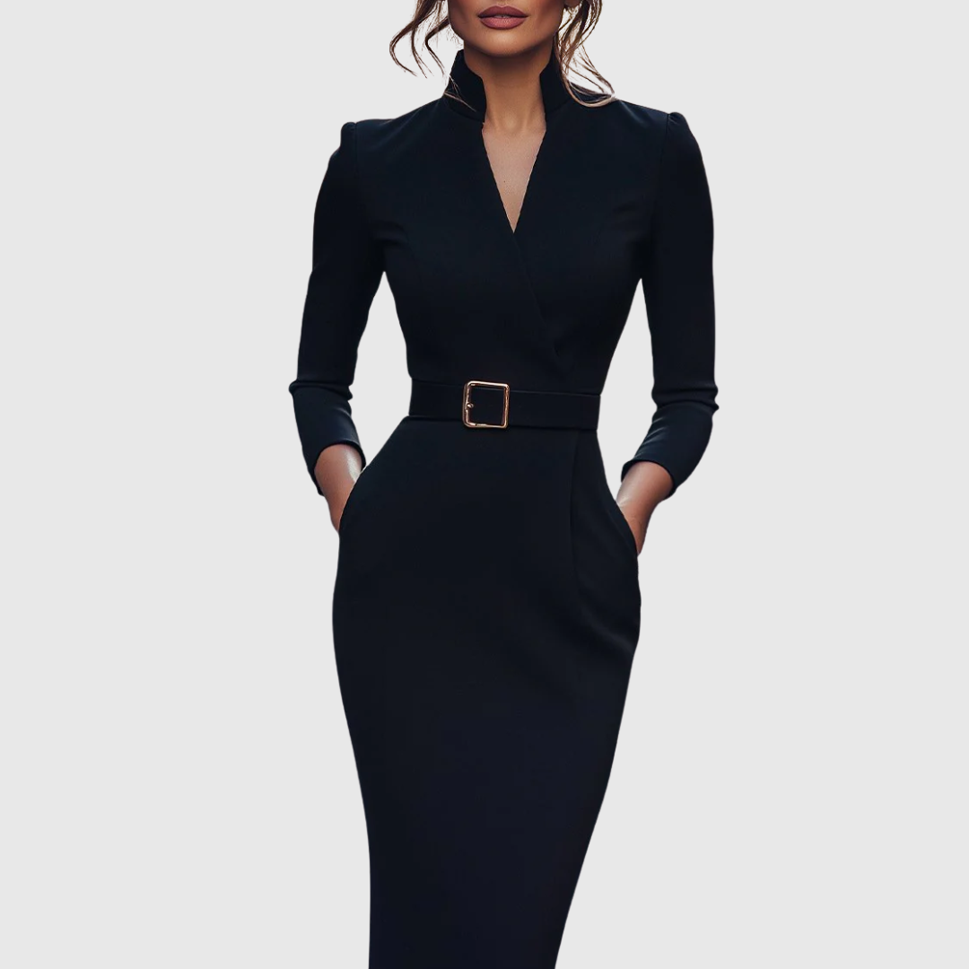 Claribel - Refined Midi Dress