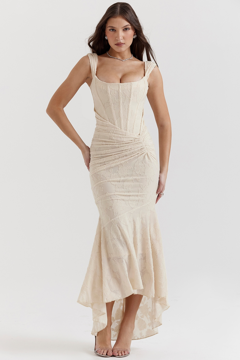 Sky Bloom Maxi Dress