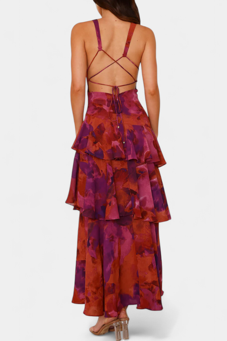 Domenica | V Chiffon Dress