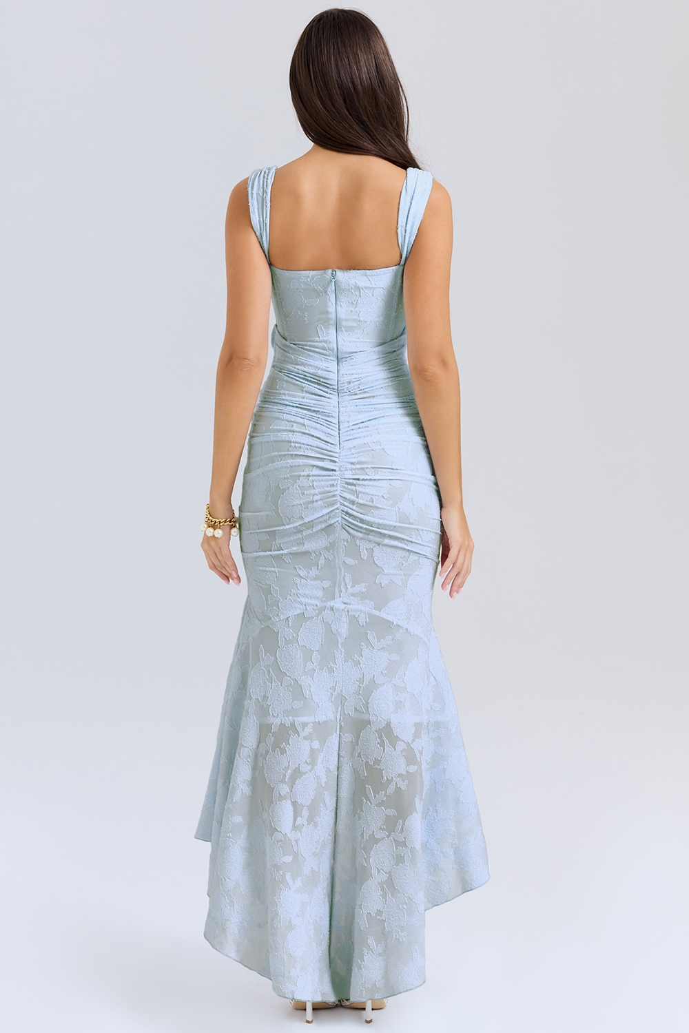 Sky Bloom Maxi Dress