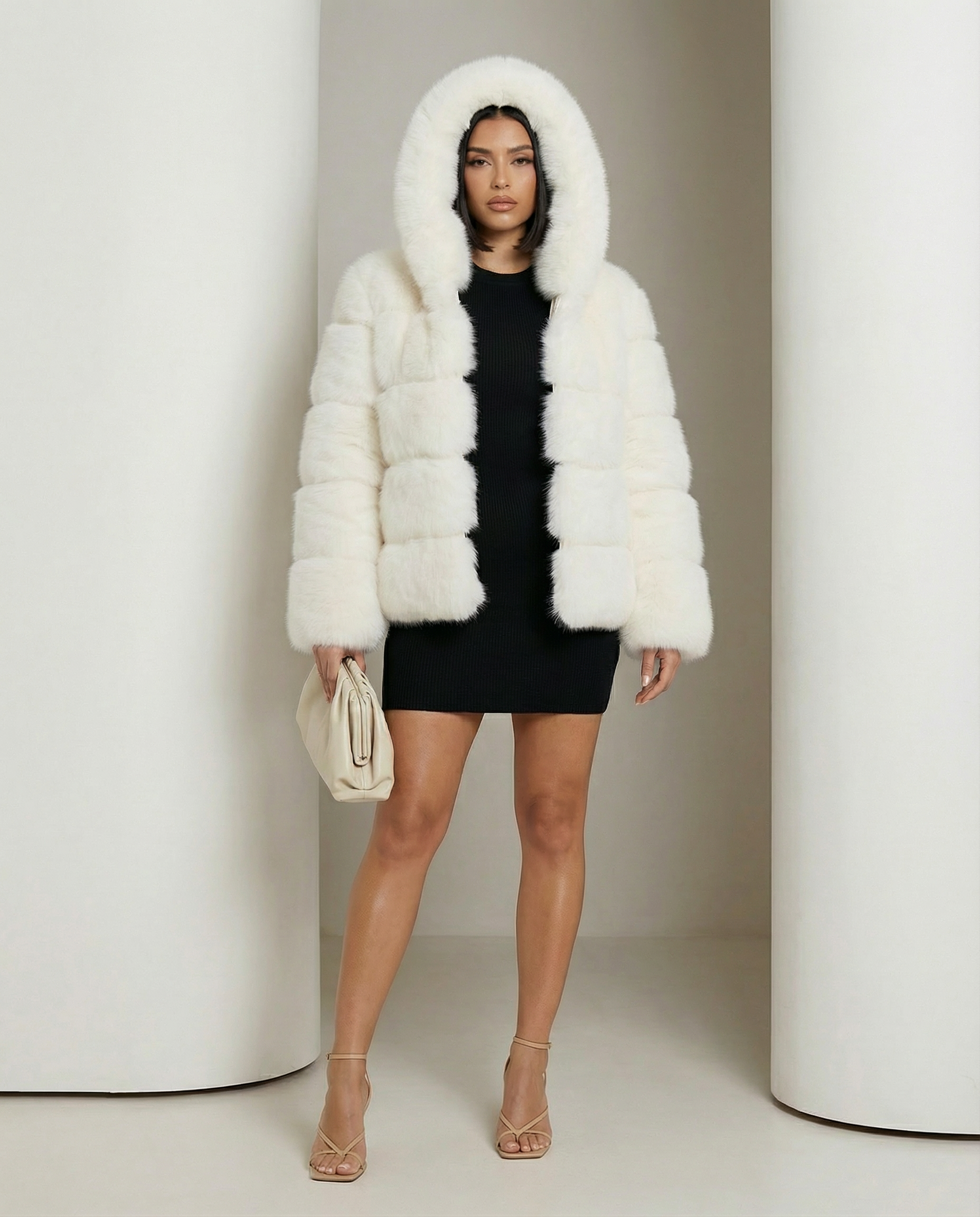 Nova Faux-Fur Bubble Jacket