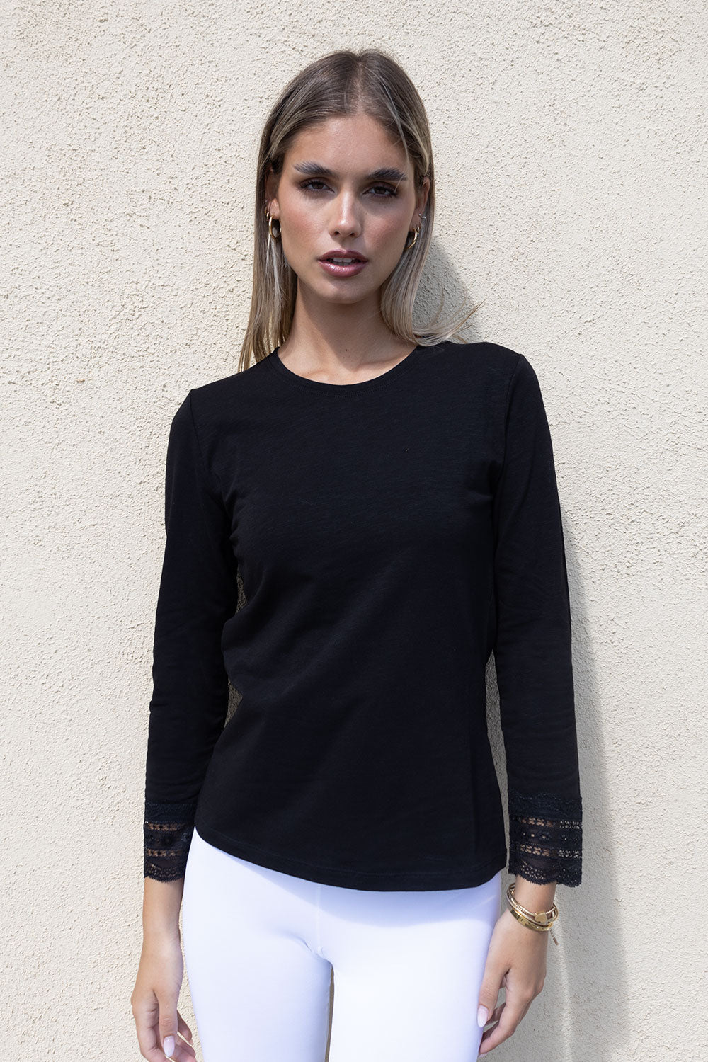 Nantes Lace Cotton Top