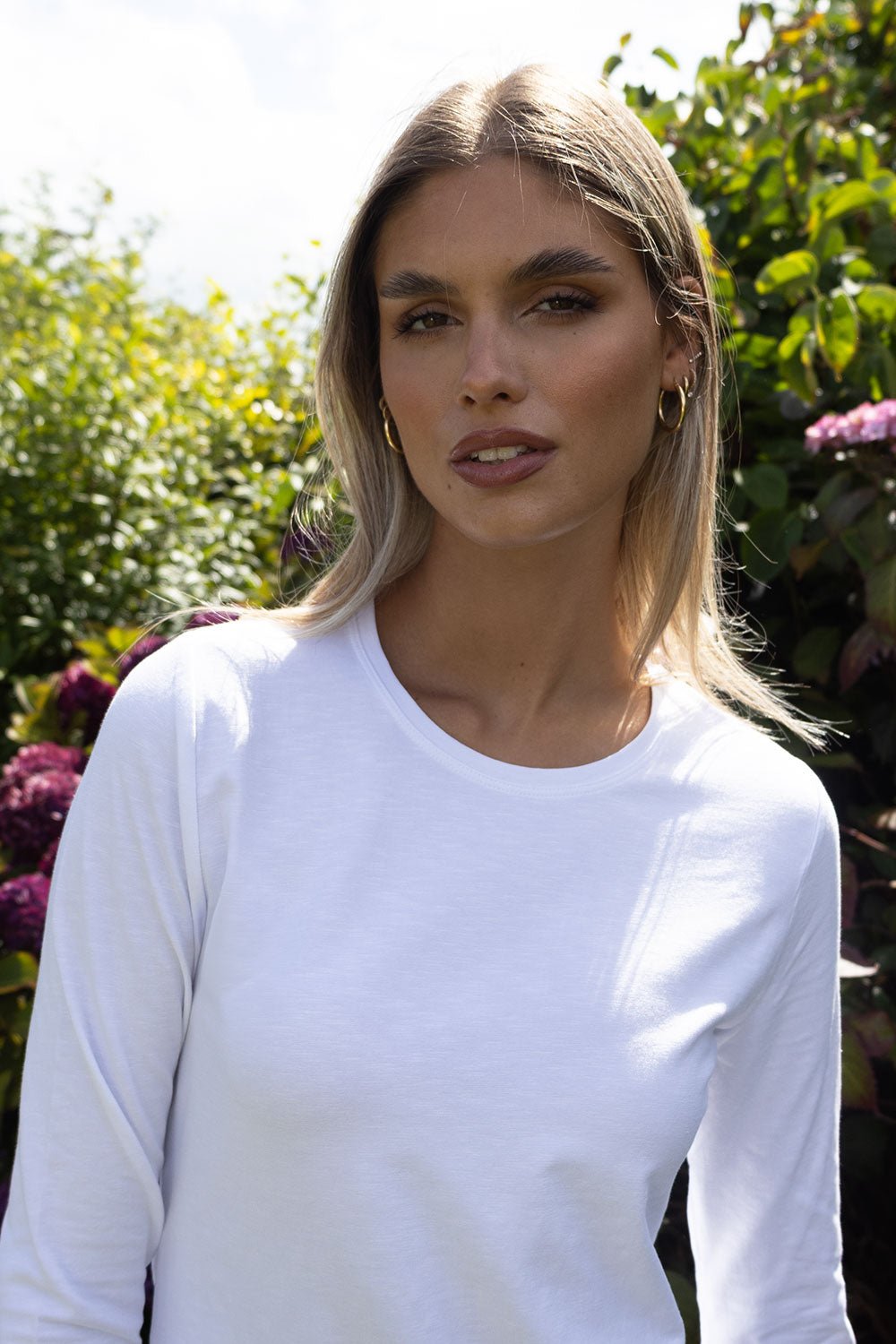 Paris Long Sleeve Cotton Tee