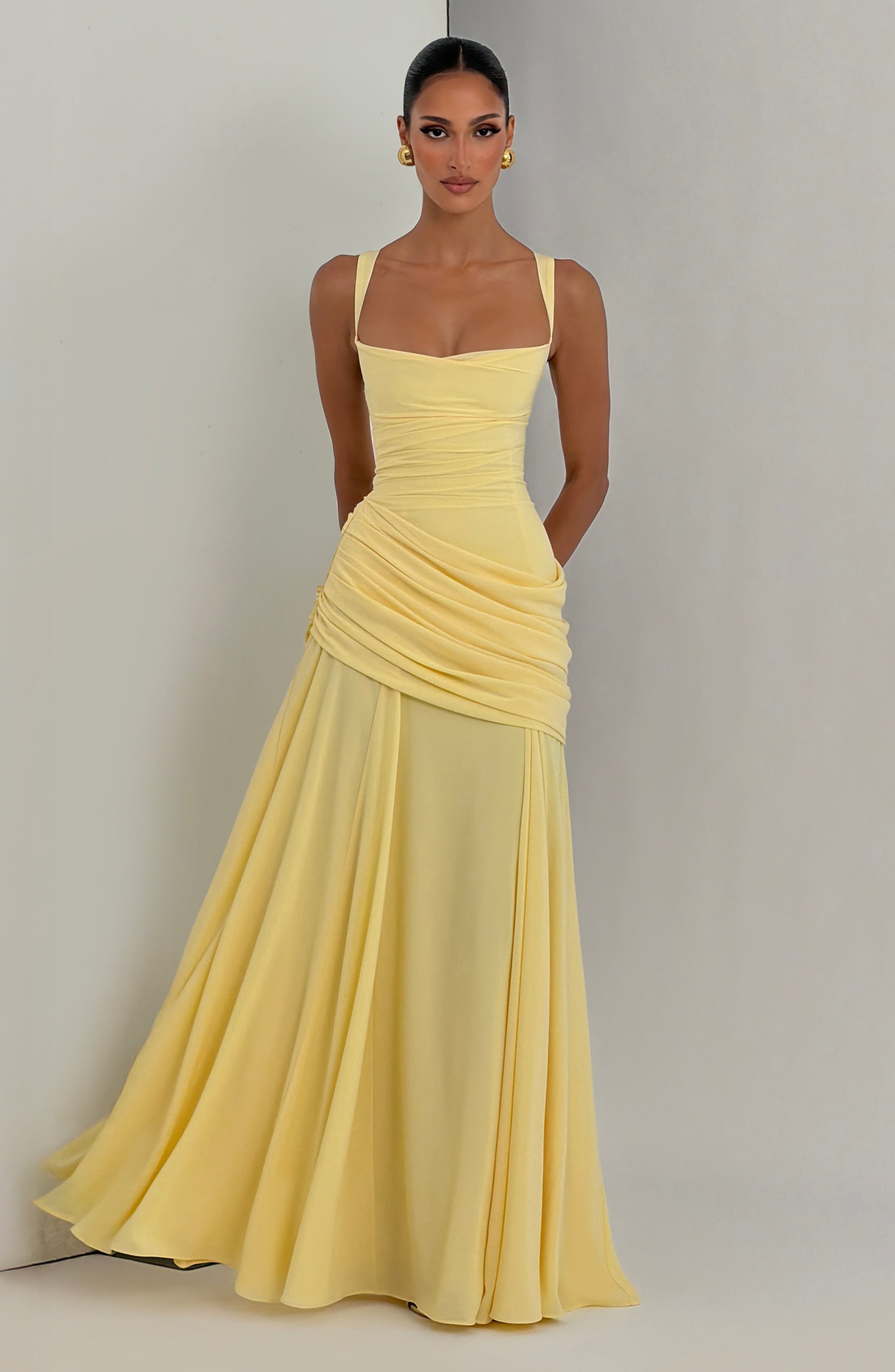 Sura Maxi Dress - Lemon