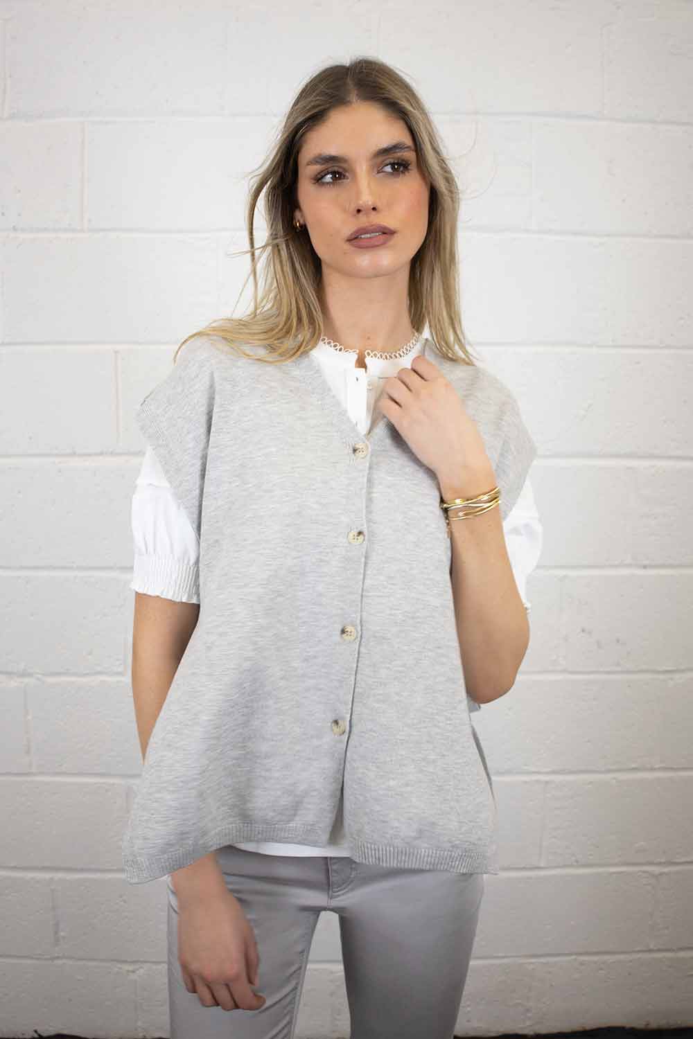 Willow Puff Sleeve Cotton Tee