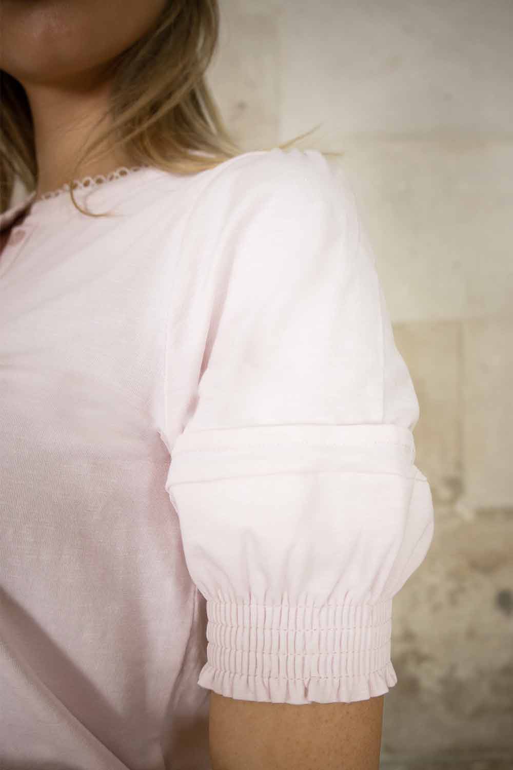 Willow Puff Sleeve Cotton Tee