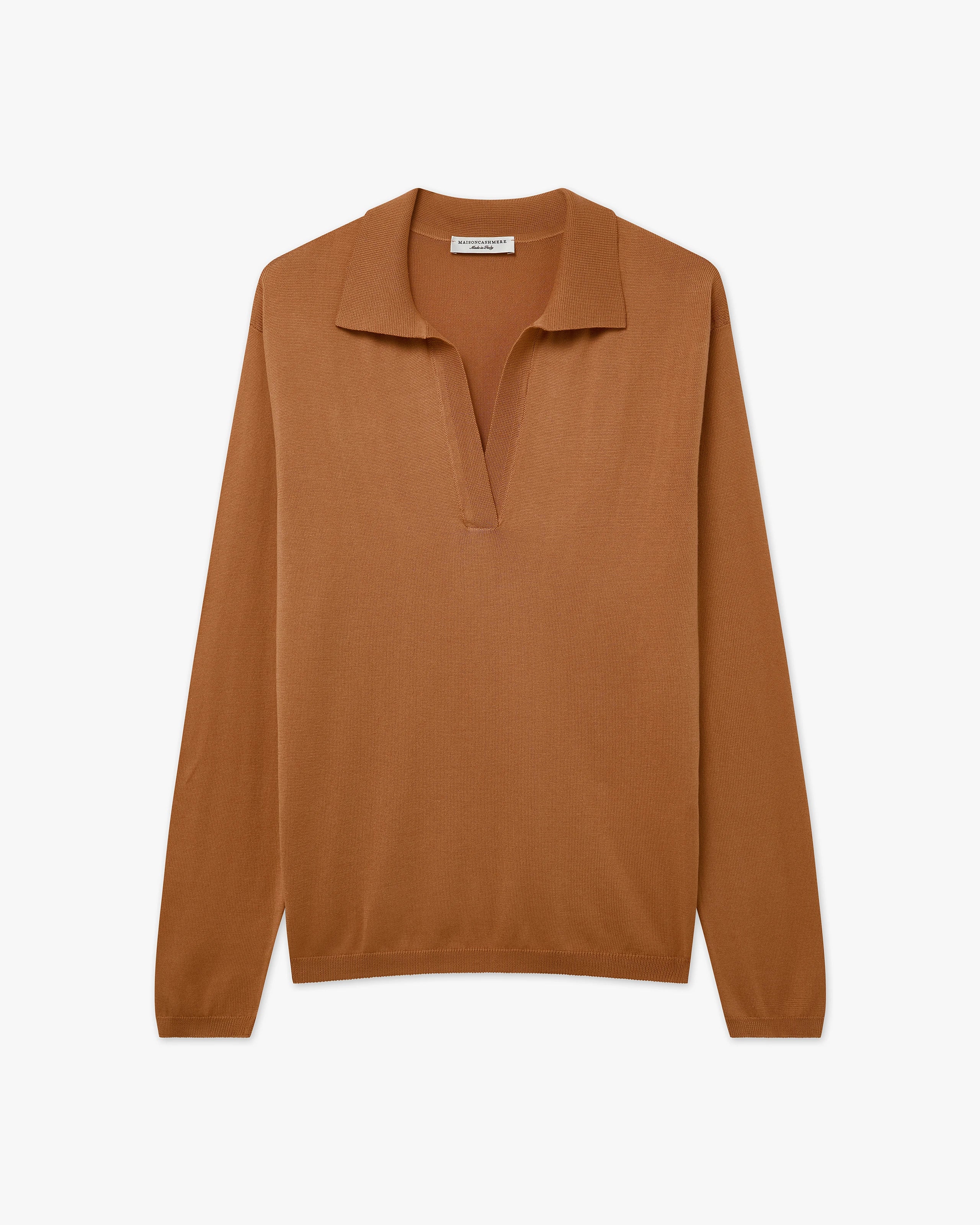 Women's Oasi Polo Sweater - Hazelnut