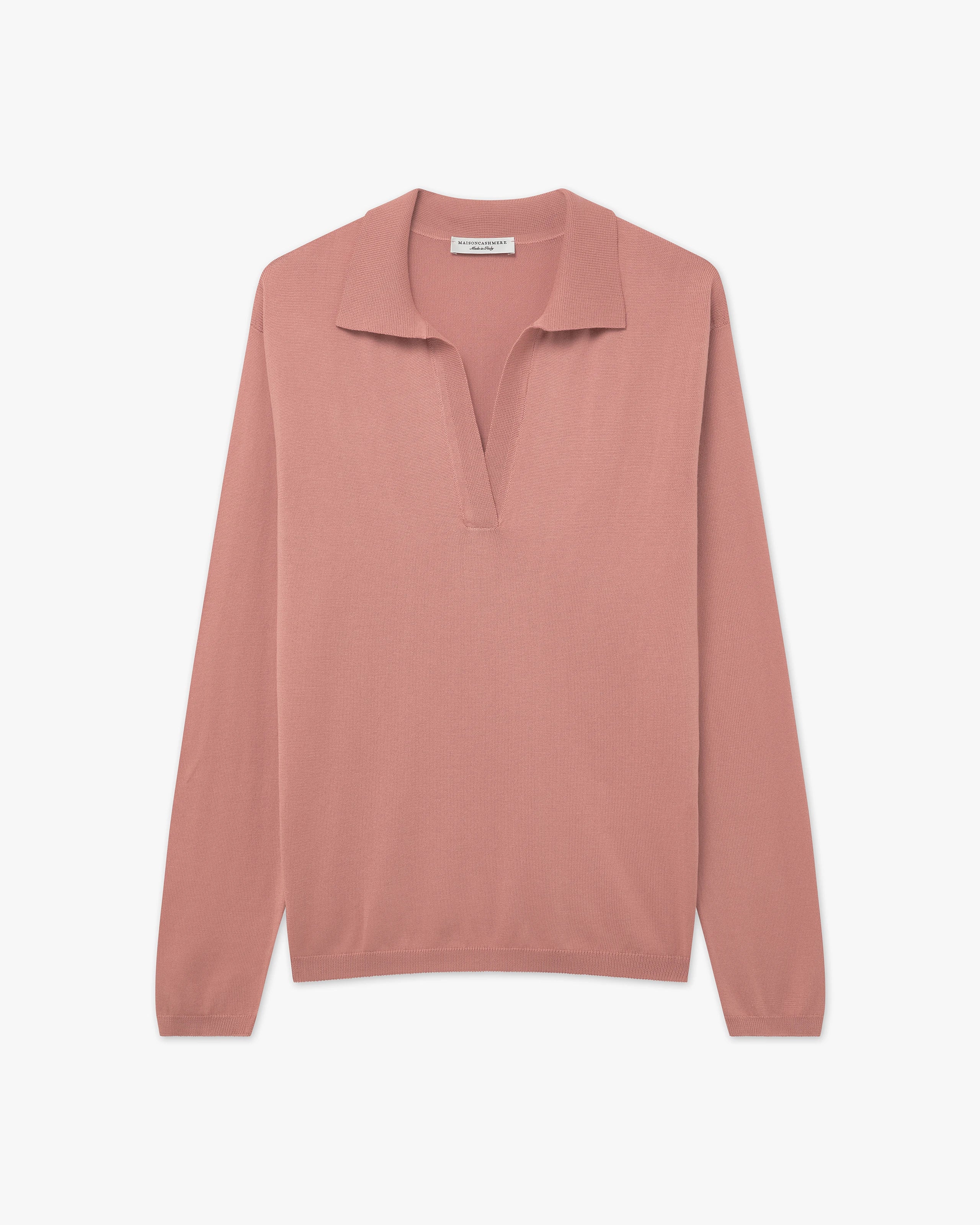 Women's Oasi Polo Sweater - Blush