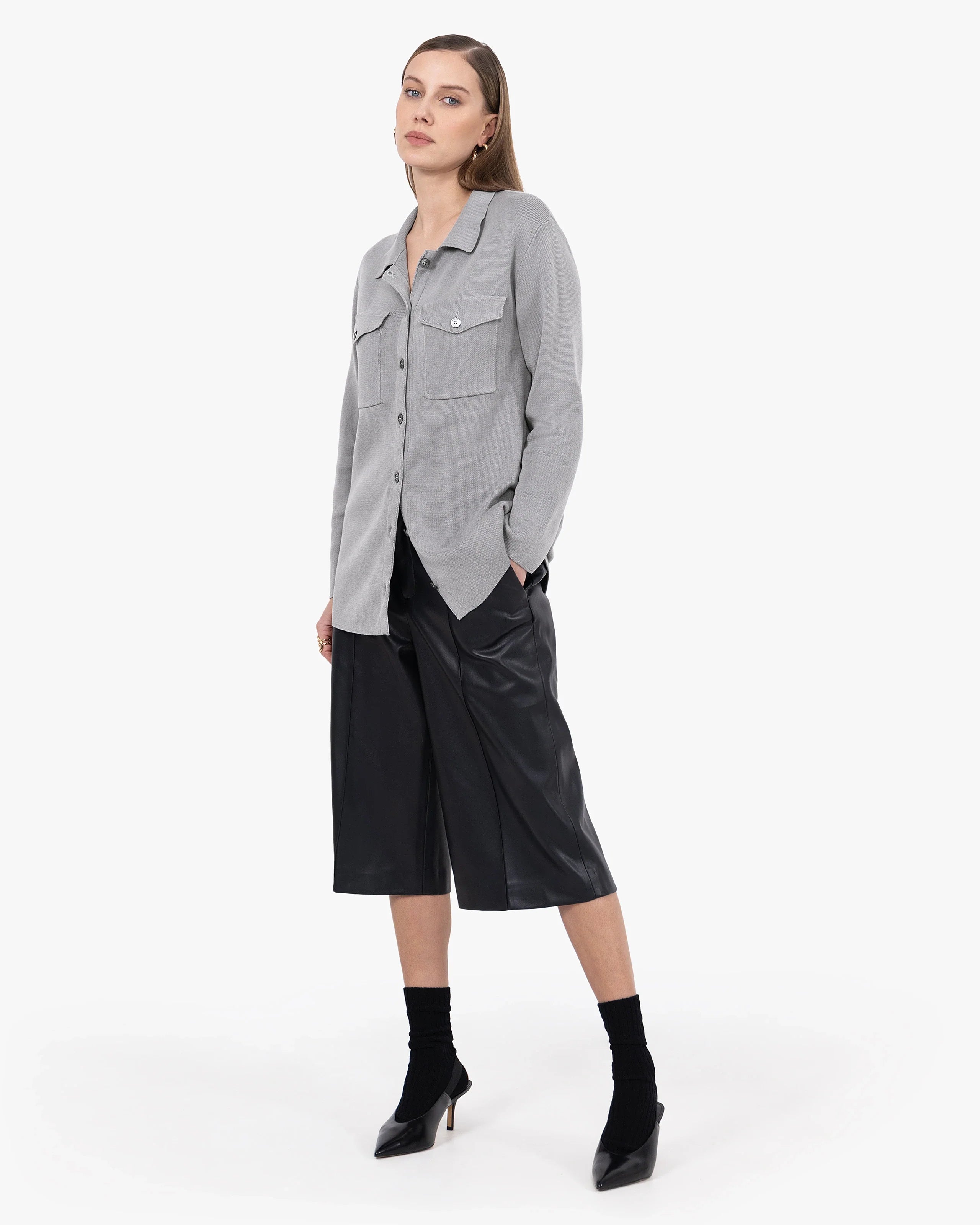 Oasi Shirt Sweater - Grey