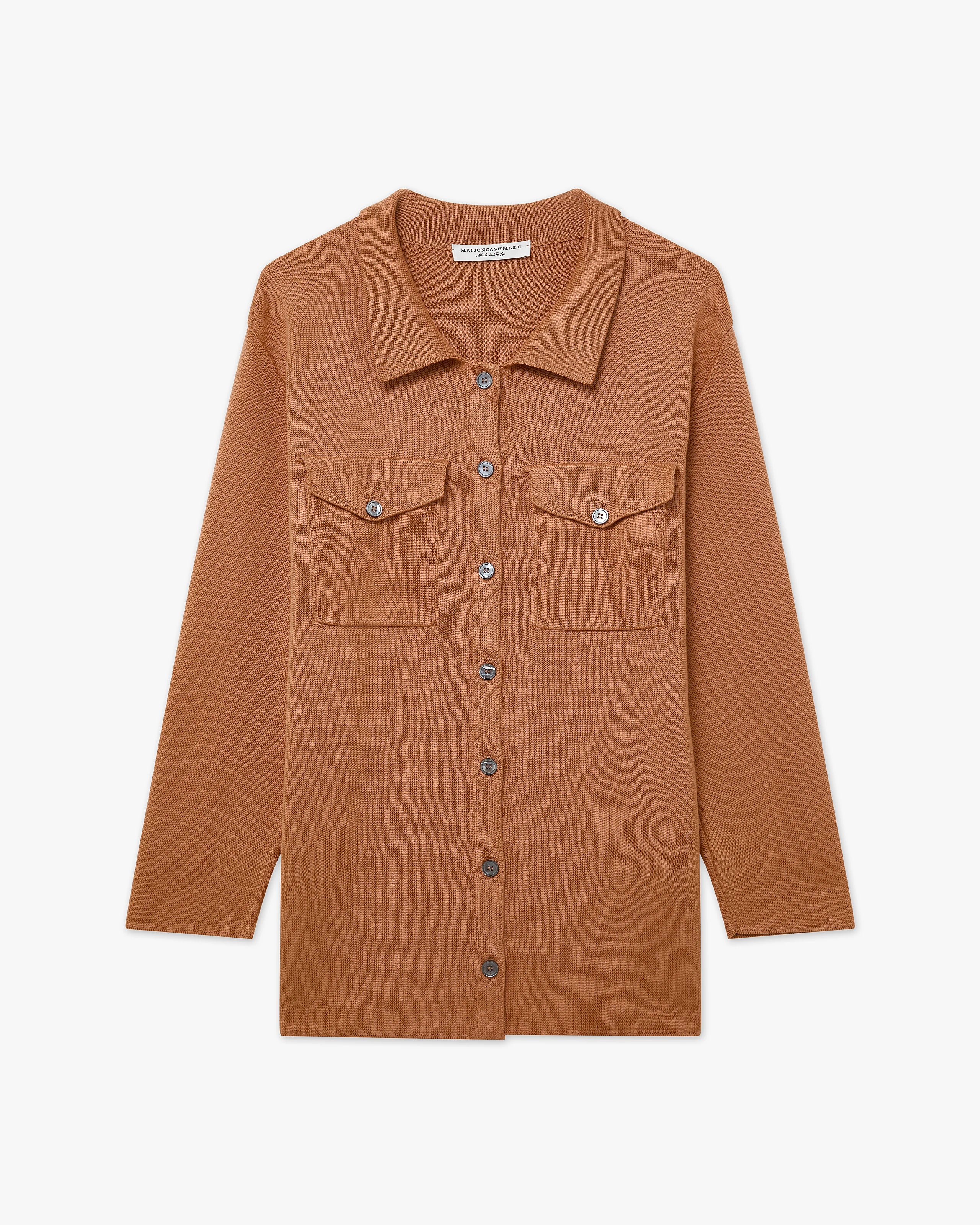 Oasi Shirt Sweater - Hazelnut