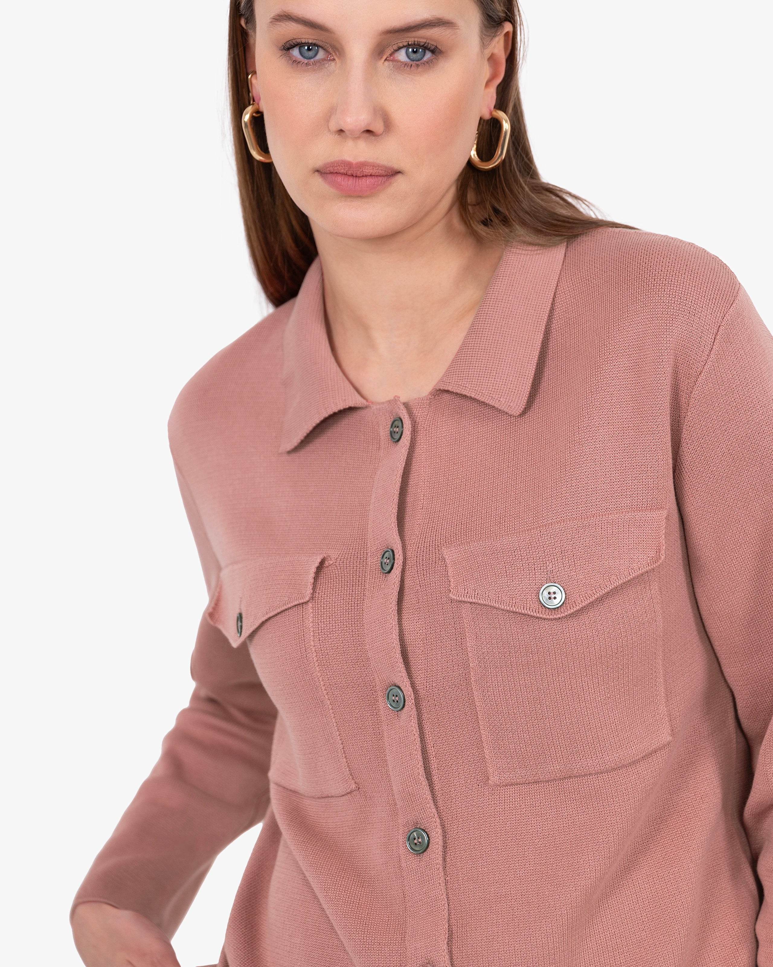 Oasi Shirt Sweater - Blush