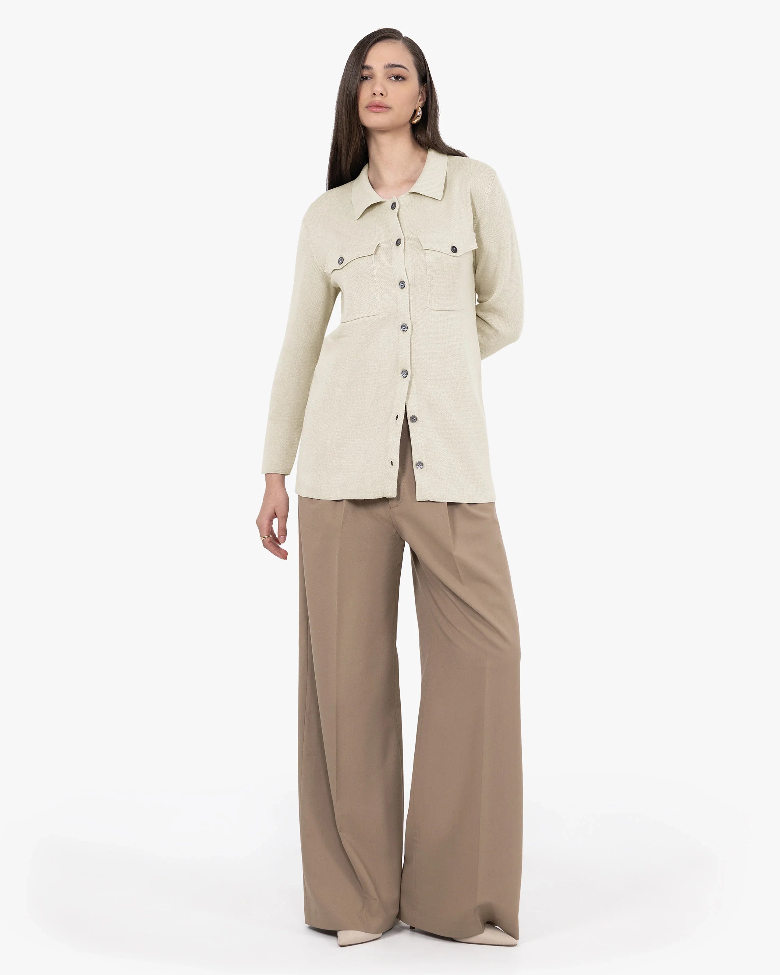 Oasi Shirt Sweater - Beige