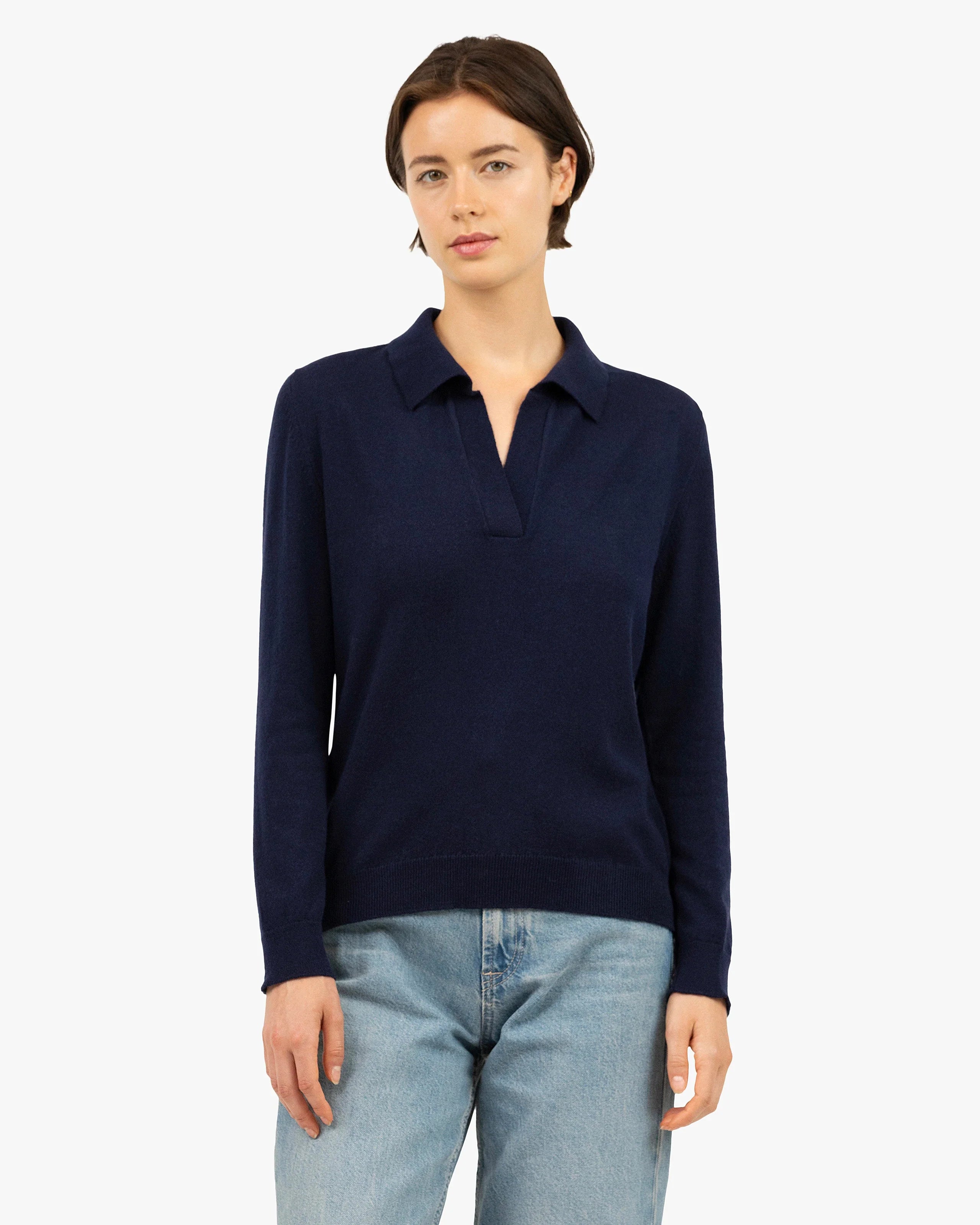 Women's Stresa Polo Sweater - Blue